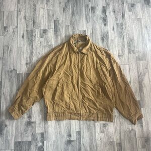 Ermenegildo Zegna Men's Tan Light Jacket Sz XL/54 Riri Zipper